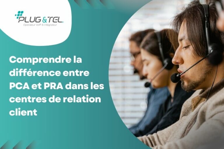 PCA et PCR pour les centres de relation client - Plug & Tel